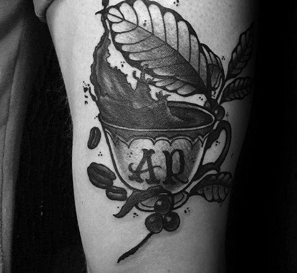 tatuaggio tazza di caffe 17