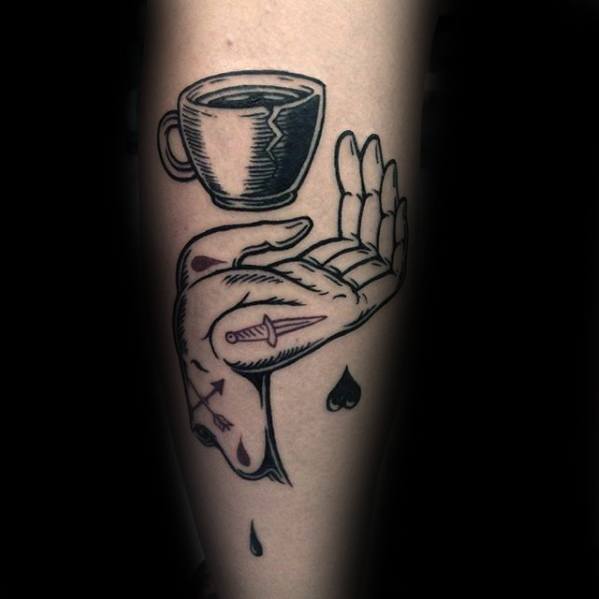 tatuaggio tazza di caffe 21
