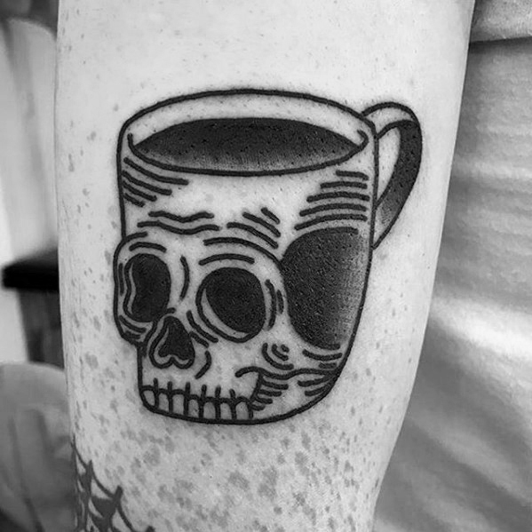 tatuaggio tazza di caffe 41