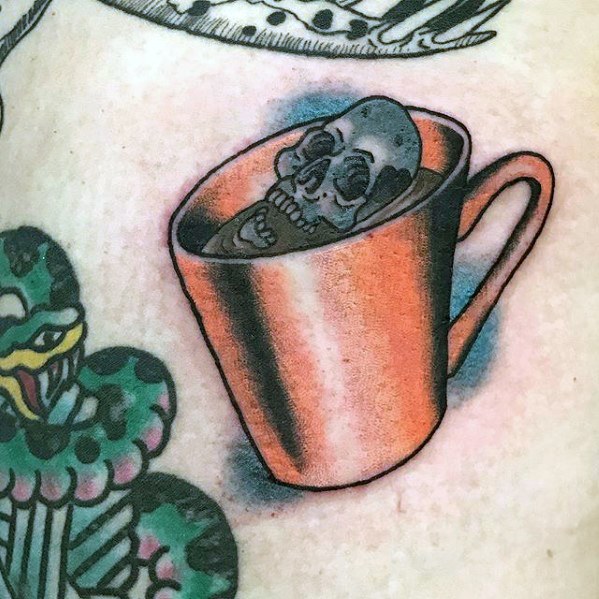 tatuaggio tazza di caffe 65