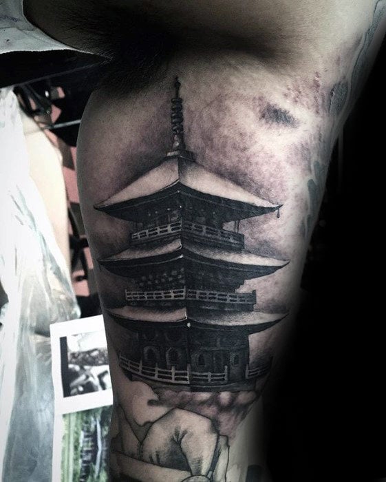 tatuaggio tempio santuario giapponese 75