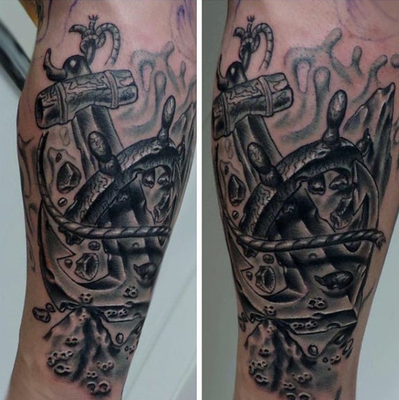 tatuaggio timone volante barca 73