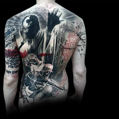 tatuaggio trash polka 178
