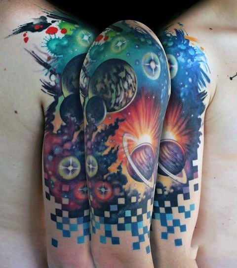 tatuaggio universo 109