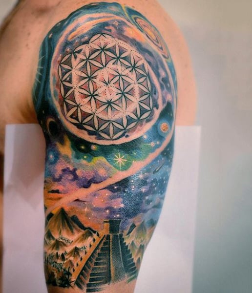 tatuaggio universo 33