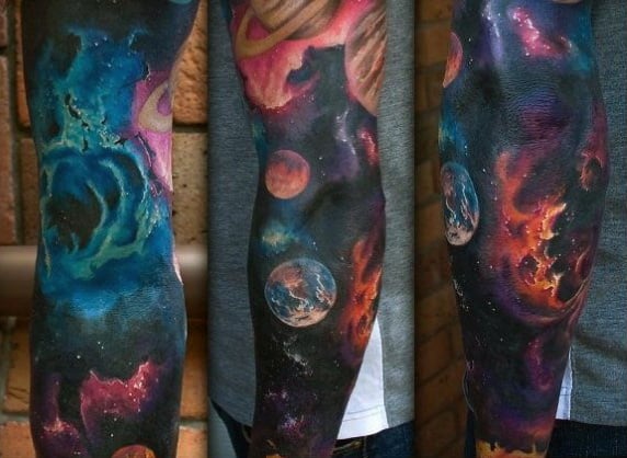 tatuaggio universo 69