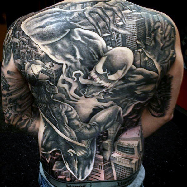 tatuaggio uomo ragno spiderman 141