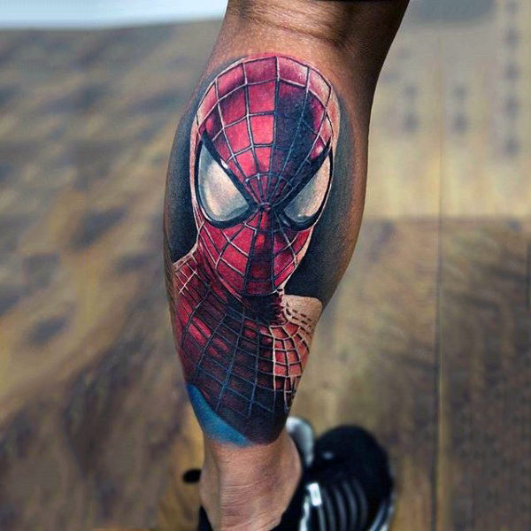 tatuaggio uomo ragno spiderman 151