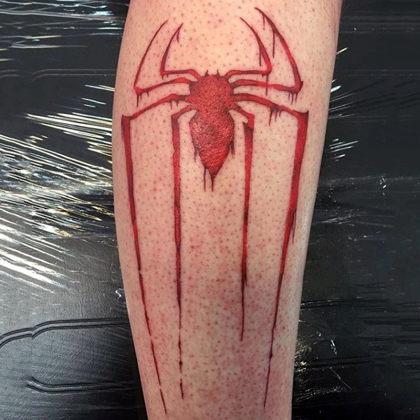tatuaggio uomo ragno spiderman 171