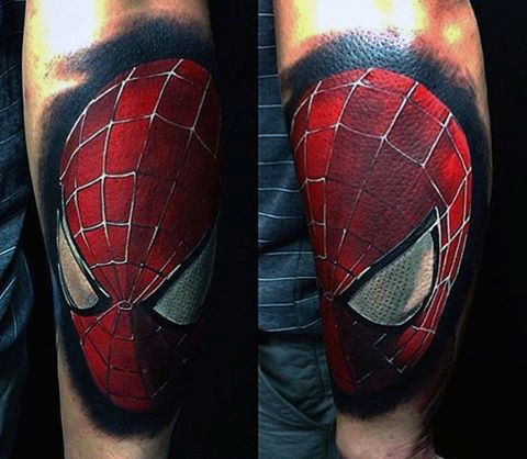 tatuaggio uomo ragno spiderman 177