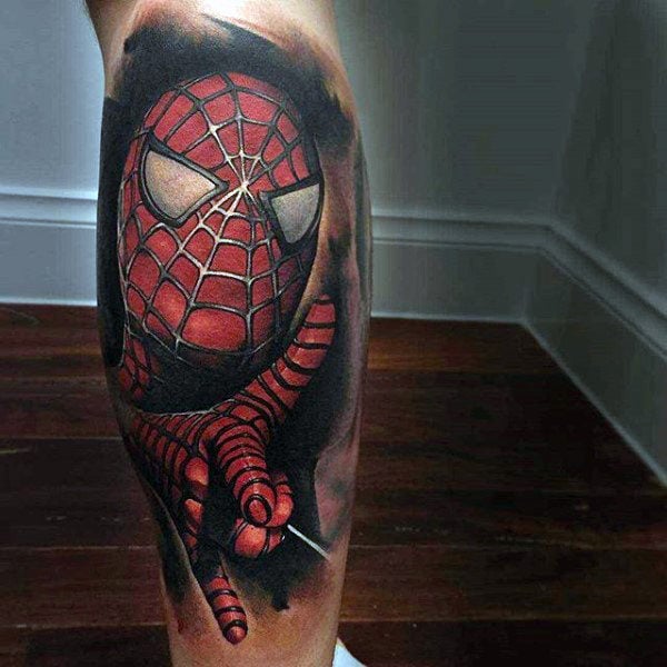 tatuaggio uomo ragno spiderman 183