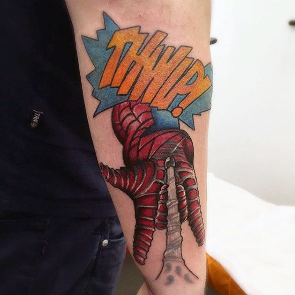tatuaggio uomo ragno spiderman 189