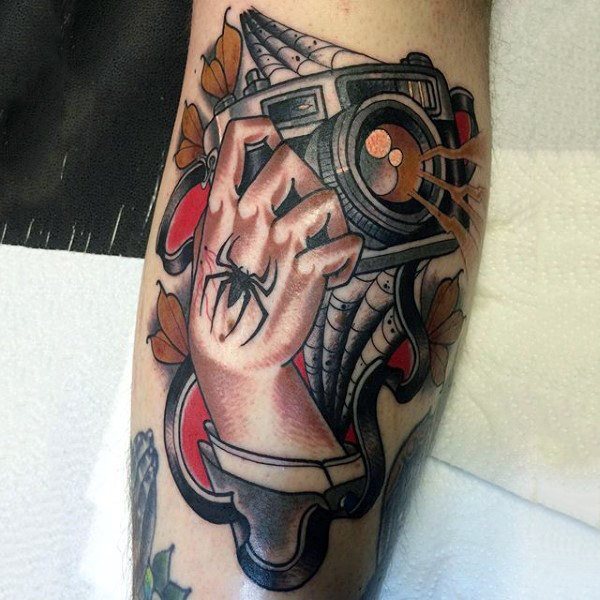 tatuaggio uomo ragno spiderman 193
