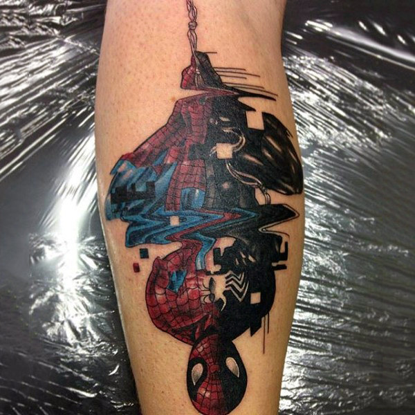 tatuaggio uomo ragno spiderman 195