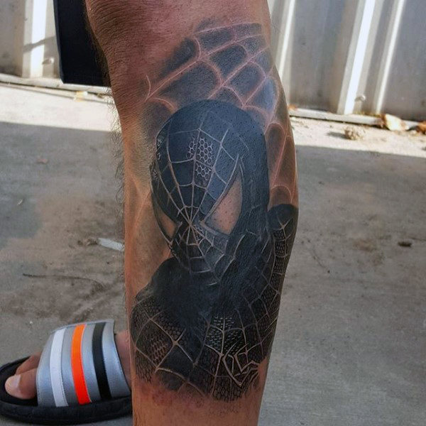 tatuaggio uomo ragno spiderman 197
