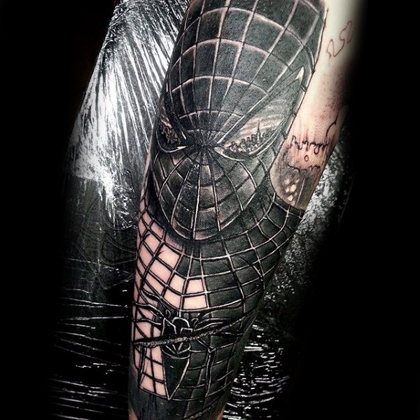 tatuaggio uomo ragno spiderman 21