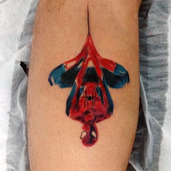 tatuaggio uomo ragno spiderman 33