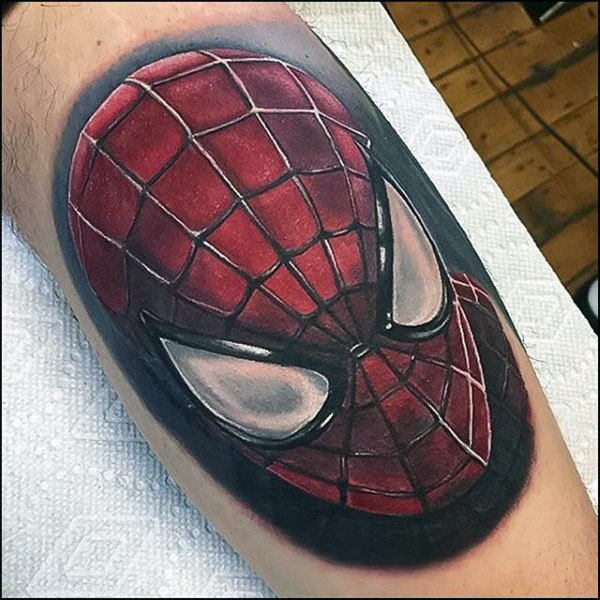 tatuaggio uomo ragno spiderman 57
