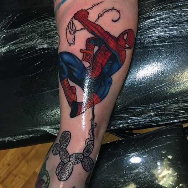 tatuaggio uomo ragno spiderman 79
