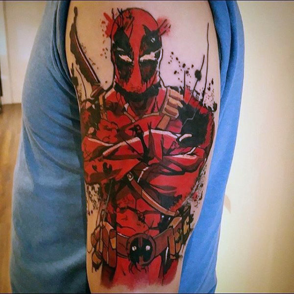 tatuaggio uomo ragno spiderman 97
