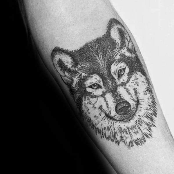 tatuaggio Siberian husky 13