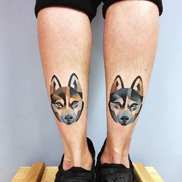 tatuaggio Siberian husky 143