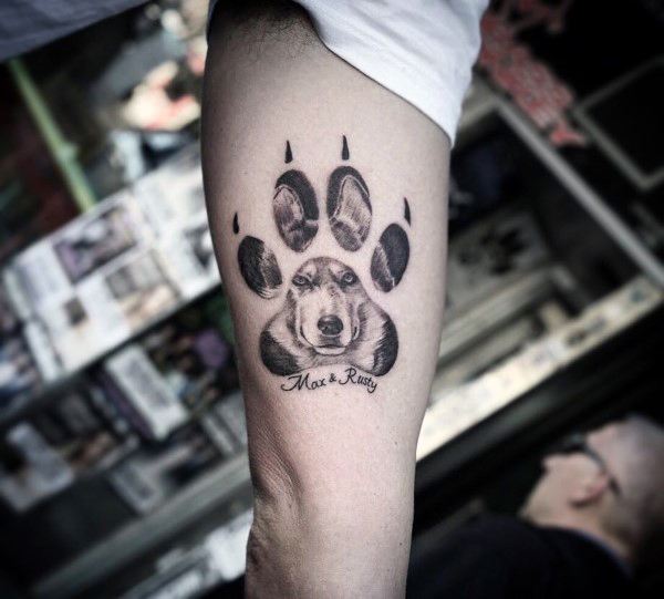 tatuaggio Siberian husky 23