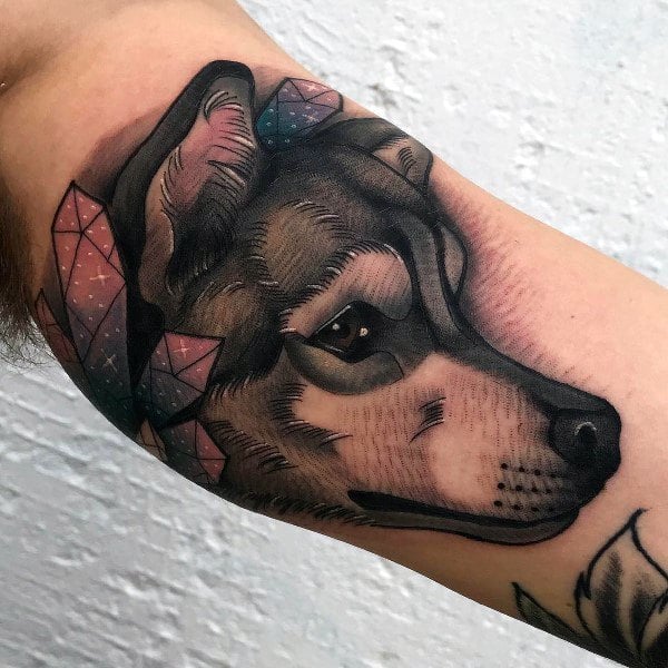 tatuaggio Siberian husky 27