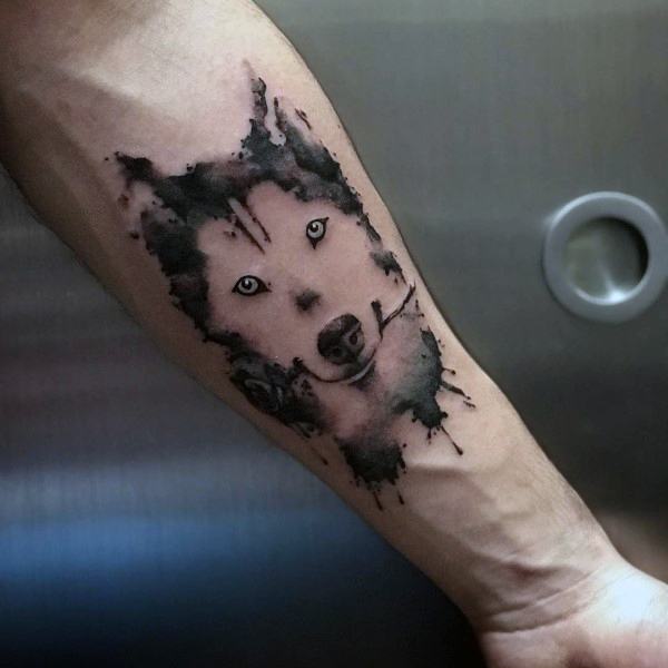 tatuaggio Siberian husky 61