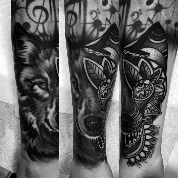 tatuaggio Siberian husky 69