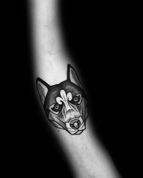 tatuaggio Siberian husky 77