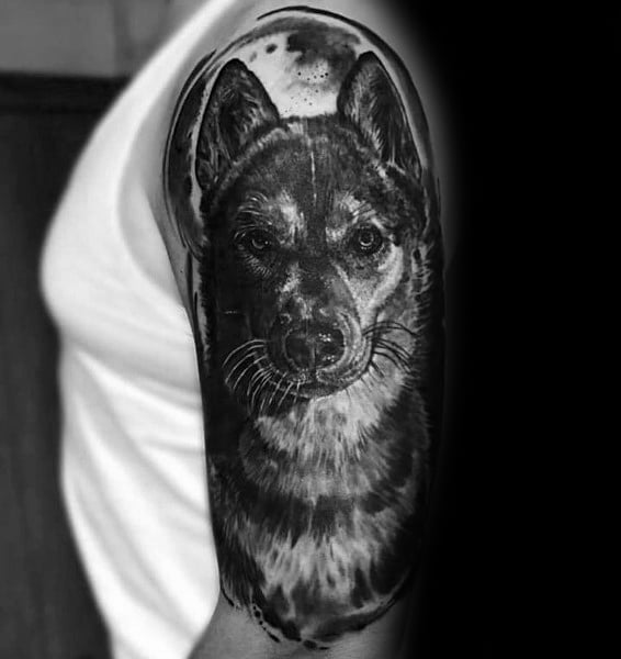 tatuaggio Siberian husky 87