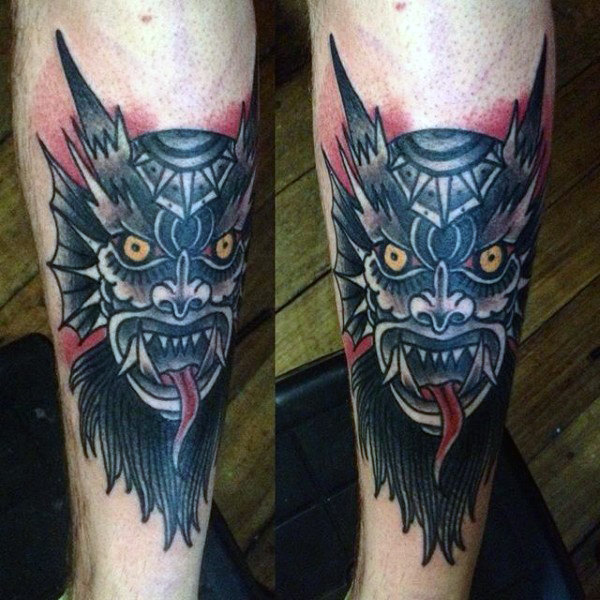 tatuaggio demone diavolo 121