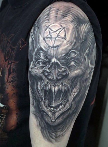 tatuaggio demone diavolo 129