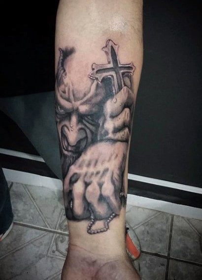 tatuaggio demone diavolo 147