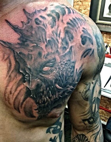 tatuaggio demone diavolo 17