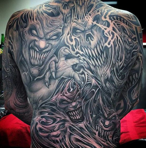 tatuaggio demone diavolo 37