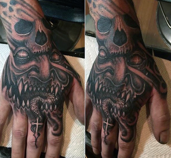 tatuaggio demone diavolo 61
