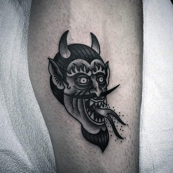 tatuaggio demone diavolo 81