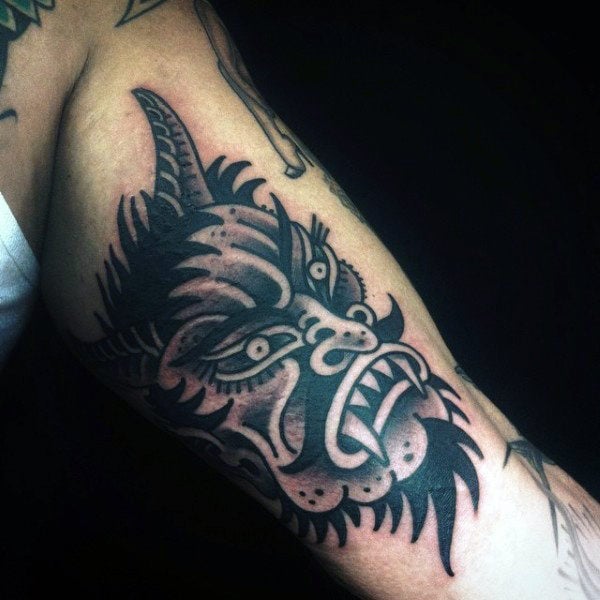 tatuaggio demone diavolo 85