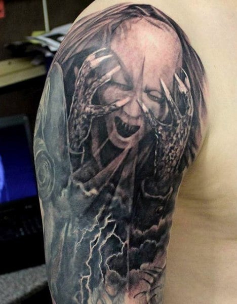 tatuaggio demone diavolo 89