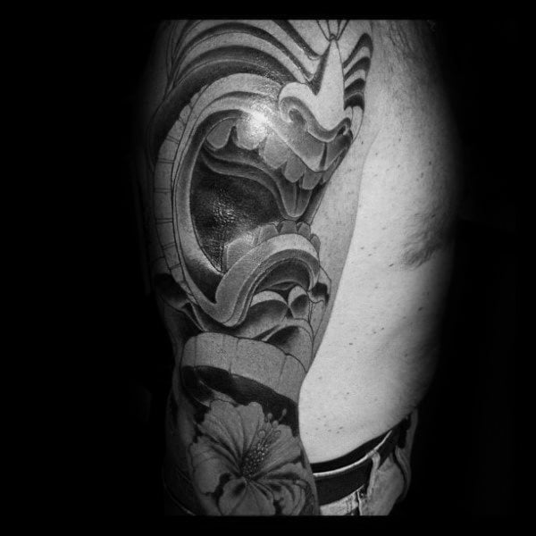 tatuaggio fiore ibisco 159