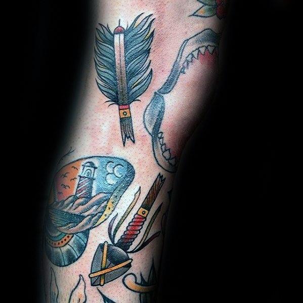 tatuaggio freccia rotta 01