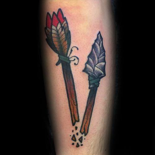 tatuaggio freccia rotta 03