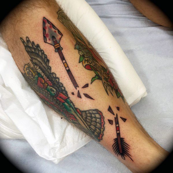 tatuaggio freccia rotta 19