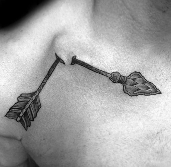 tatuaggio freccia rotta 49