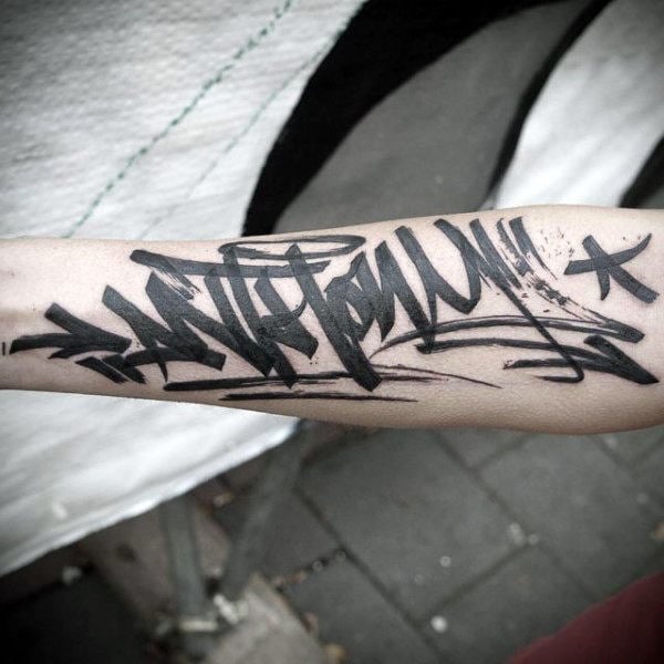 tatuaggio graffiti 105