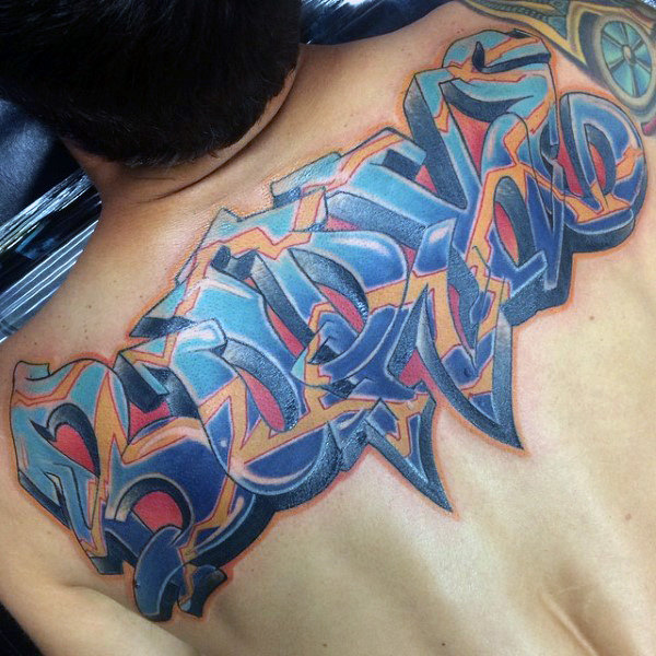 tatuaggio graffiti 133