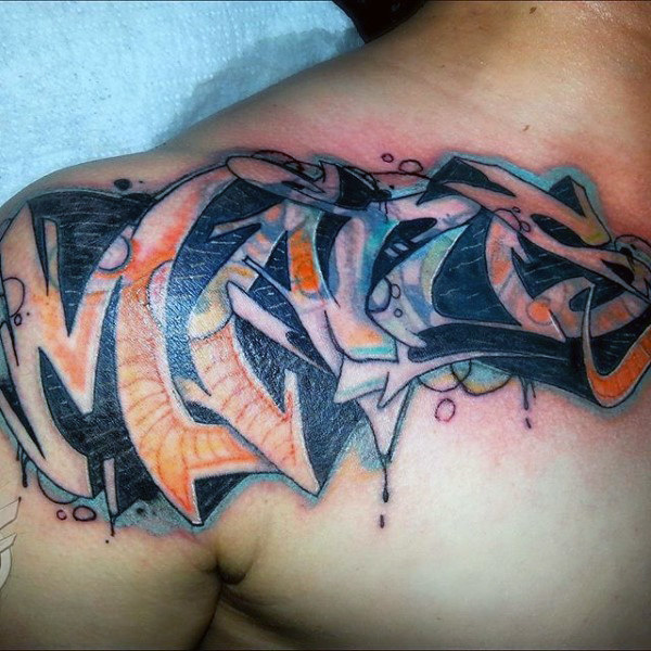 tatuaggio graffiti 193