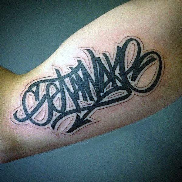 tatuaggio graffiti 261